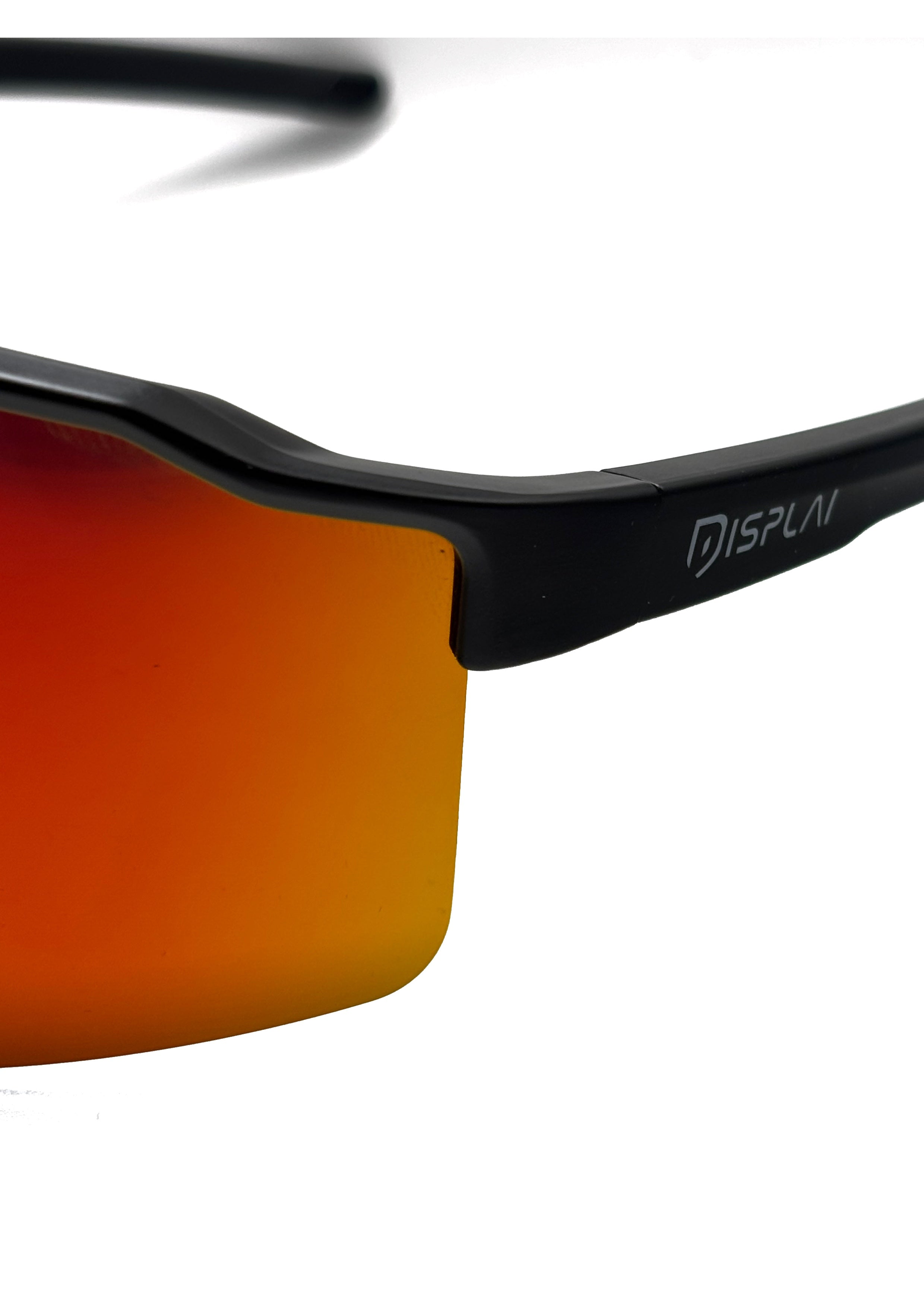 MOD. OLIMPIA COLOR.  BLACK AND ORANGE-RED