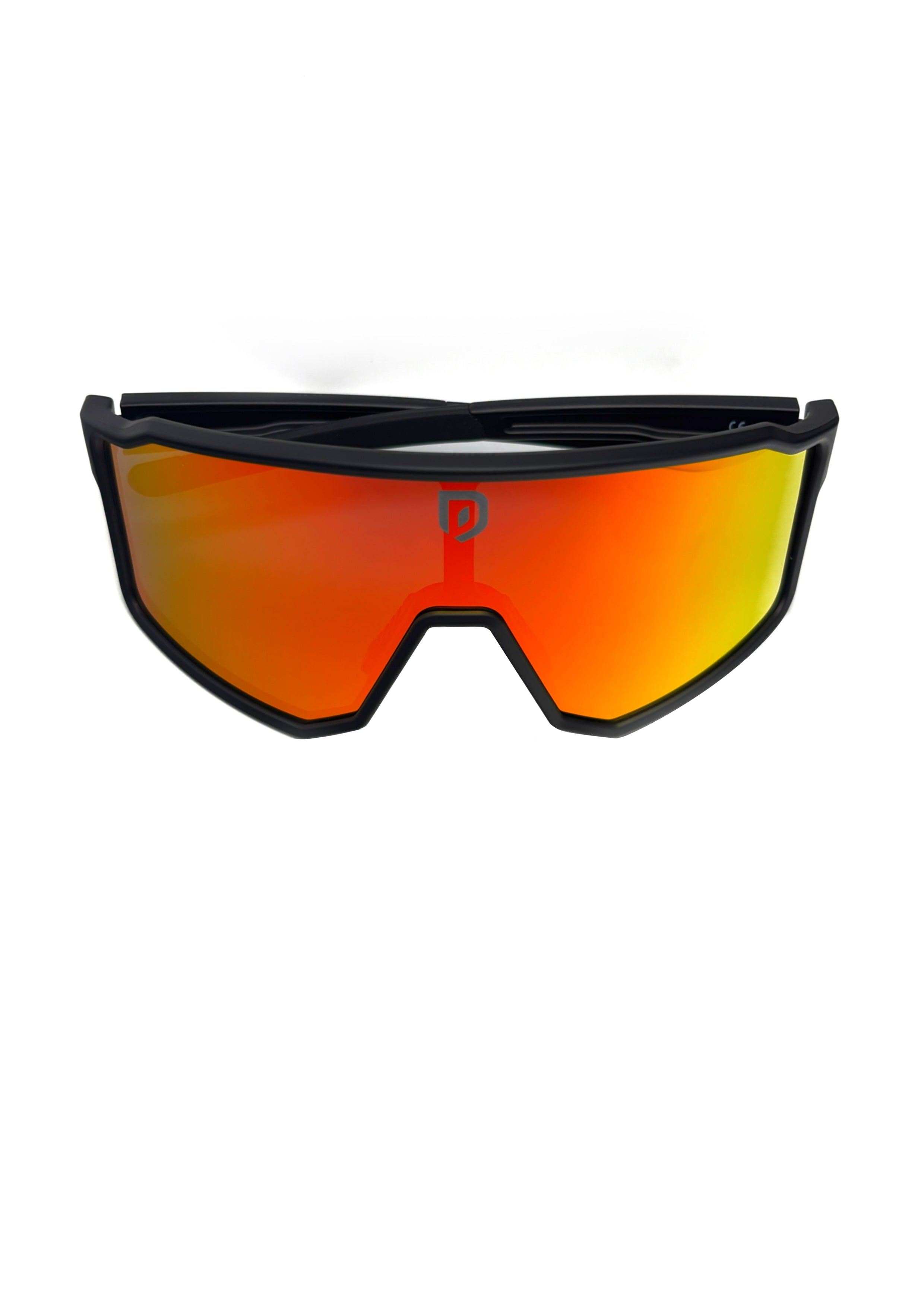 MOD. CASO COLOR.  BLACK AND ORANGE-RED