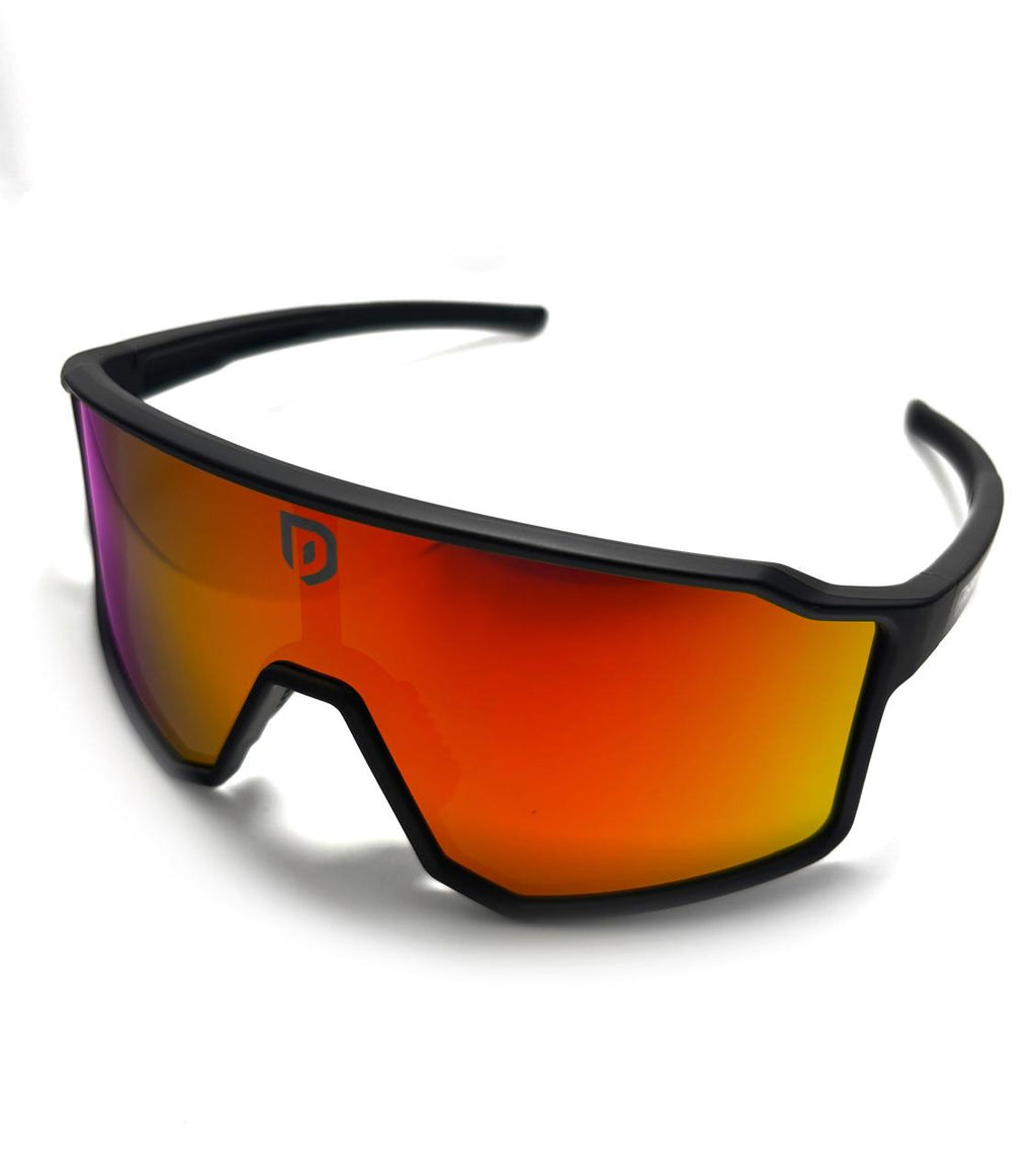 MOD. CASO COLOR.  BLACK AND ORANGE-RED