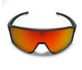 MOD. CASO COLOR.  BLACK AND ORANGE-RED